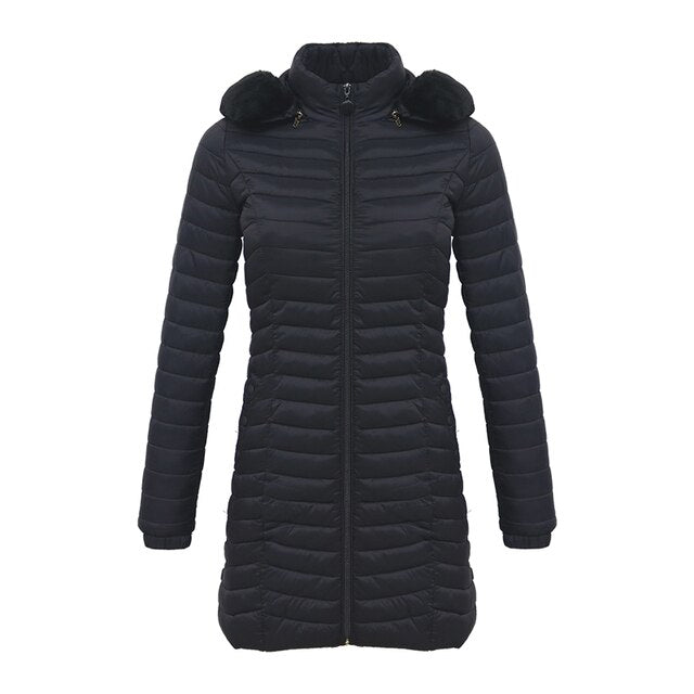 Variant image for Herrparka med Päls Huva Polyester Elegant Vinterjacka-31