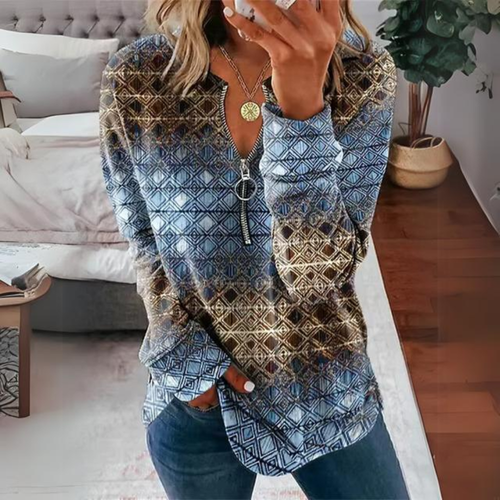 Dam Tröja Överdimensionerad Lätt Material 4