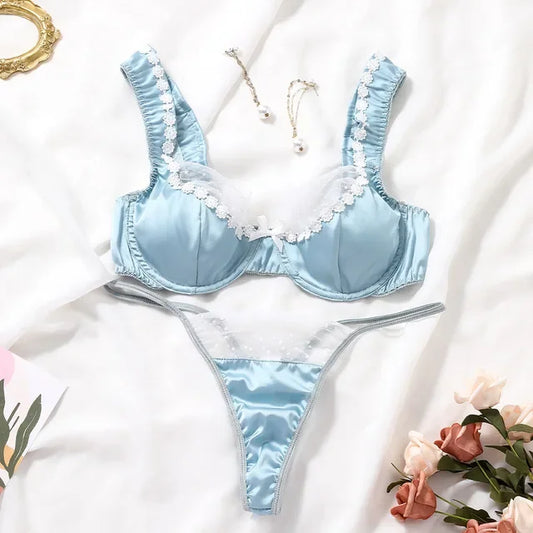 Dam BH-set Mjuk Polyester och Bomull 1