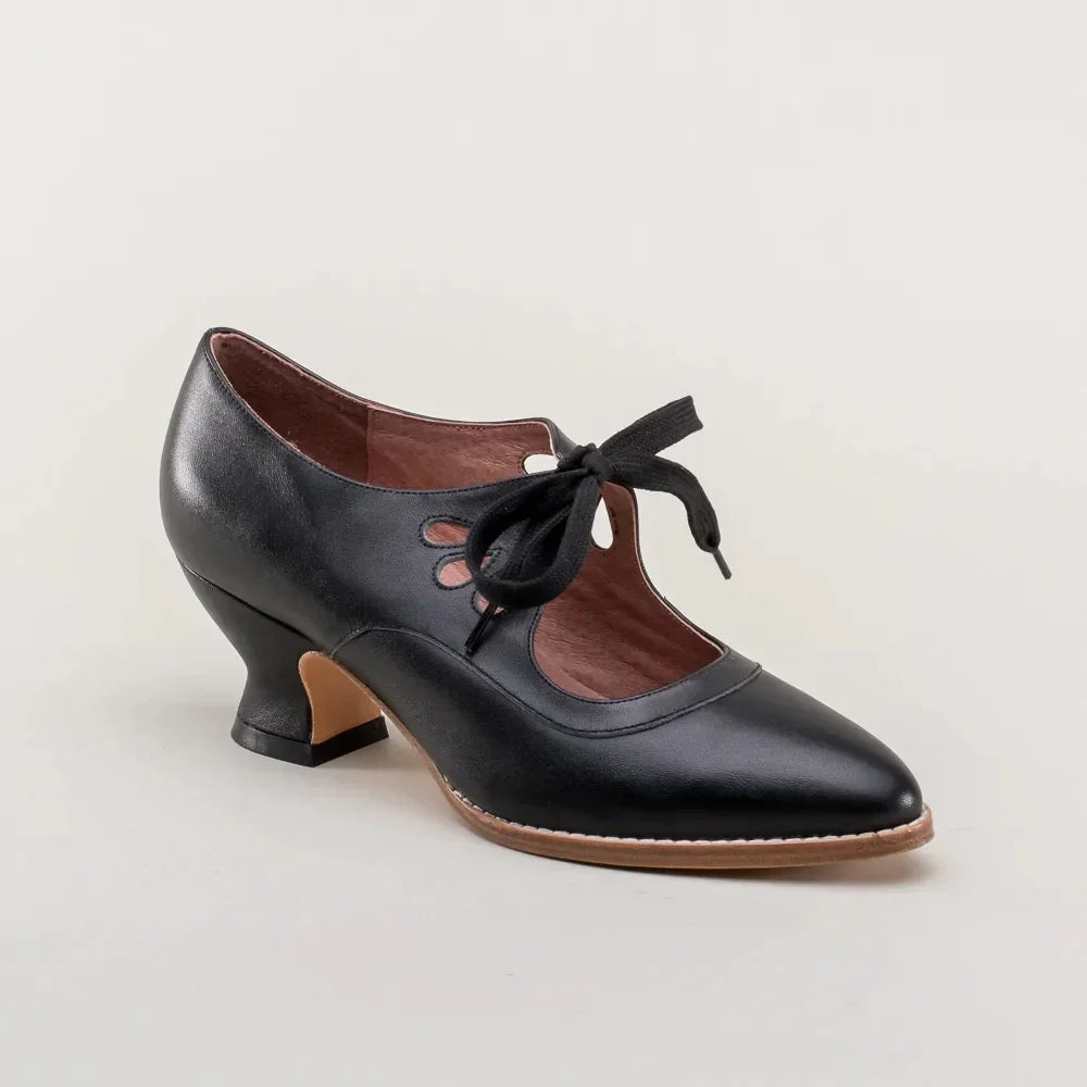 Variant image for Dam Skor Spetsig Tå Medelhög Häl PU-material Elegant Komfort-28
