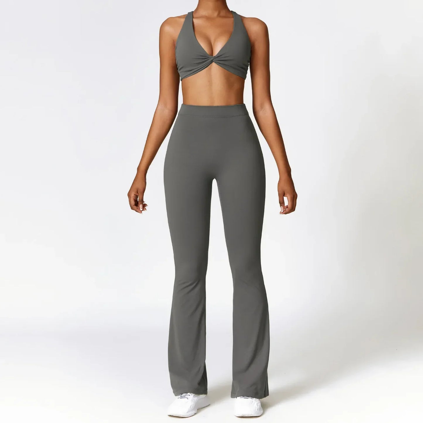 Variant image for Dam Byxor Med Resår I Midjan Snygga Andningsbara Nylon Spandex-9