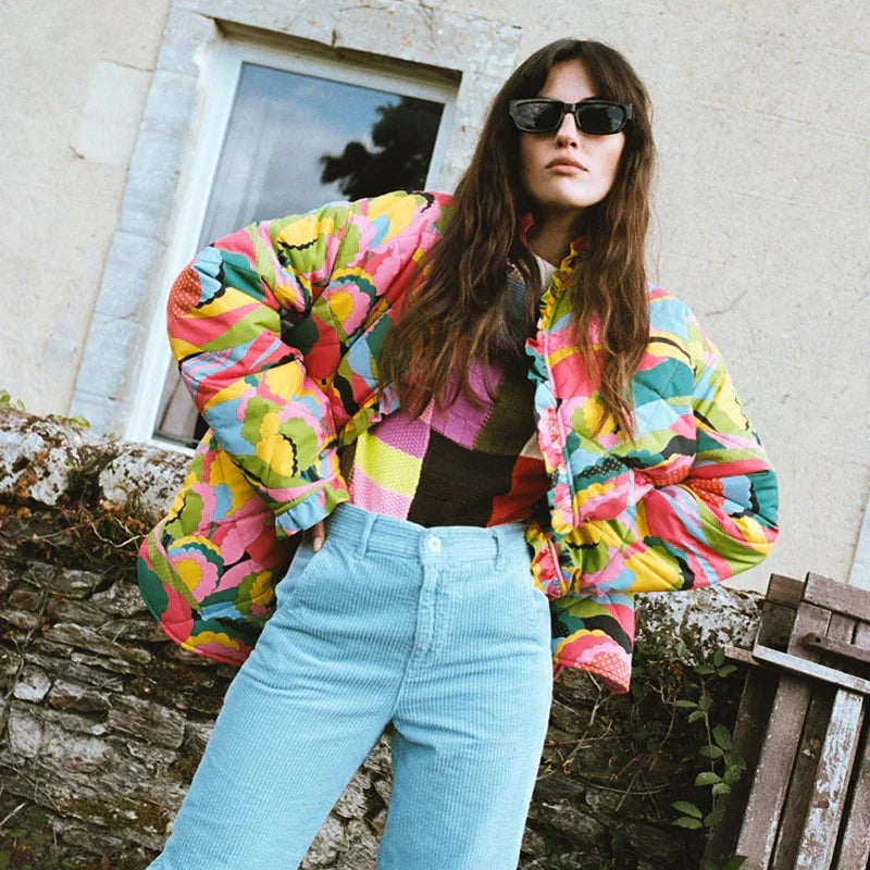 Dam Kappa Vattentät Elegant Design för Höst och Vinter 7