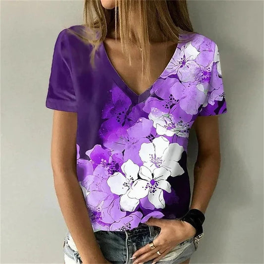 Dam Kort Blus Modern Lätt Material-1