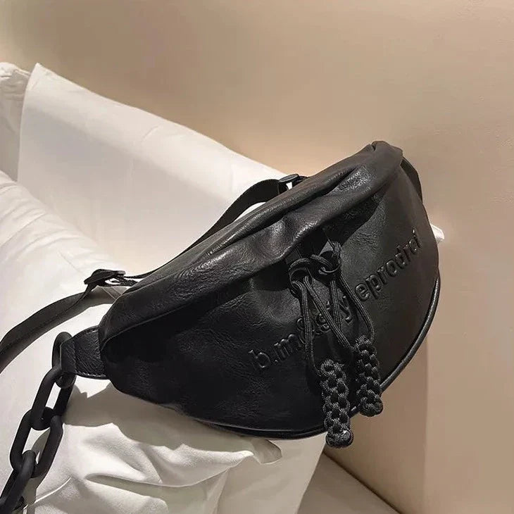 Herr Läderbröstficka Modern Design Flera Fack Hållbar-3