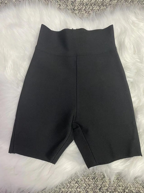 Träningsshorts Dam Midjehöga Polyester Bekväm Design-1