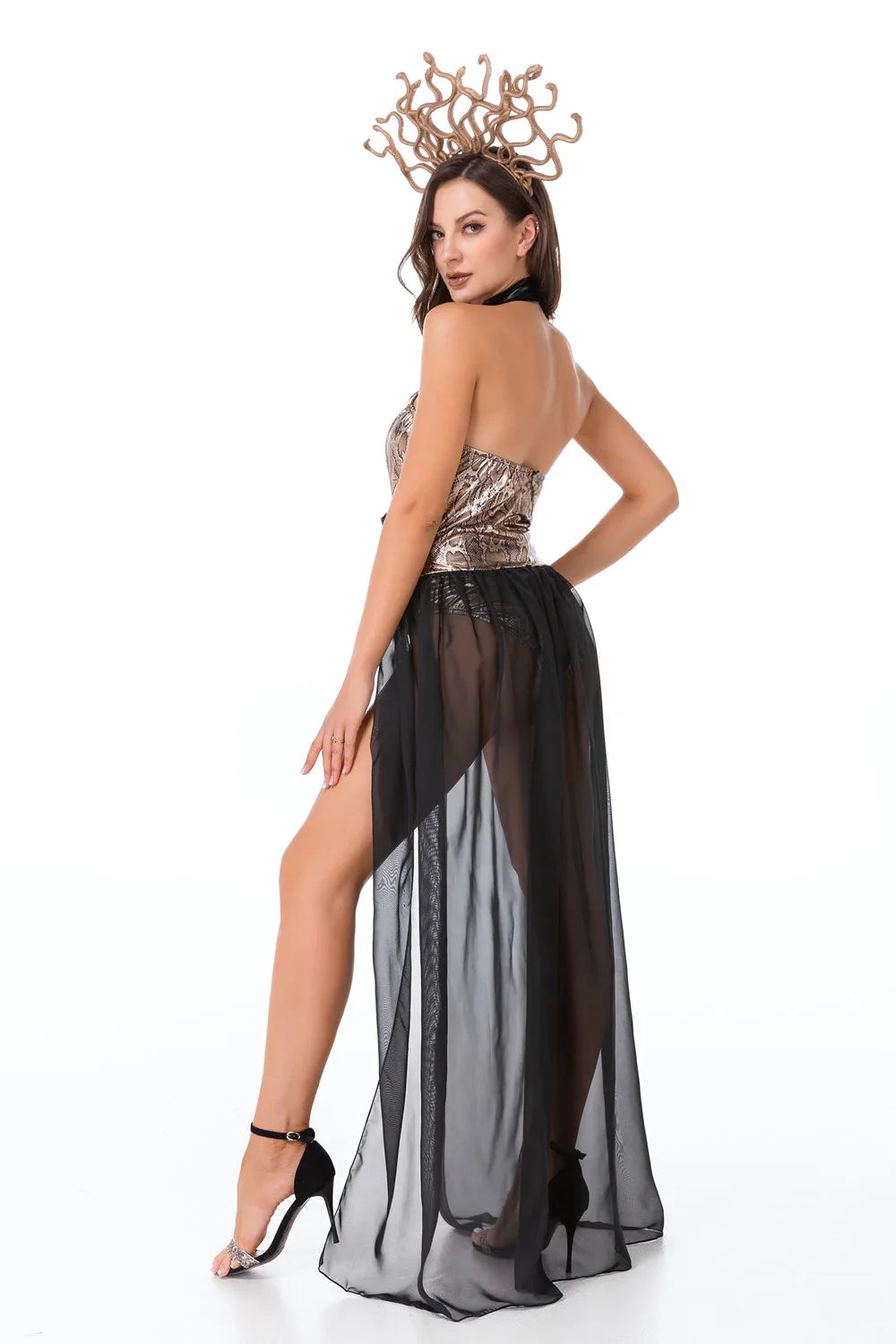 Dam Bodysuit Förförisk Polyester-5