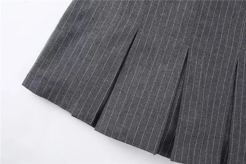 Dam Minikjol Hög Midja Lätt Polyester-4