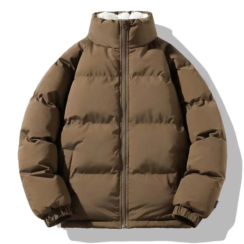 Damjacka Softshell Pufferjacka Trendig Design Polyester Fleece-3