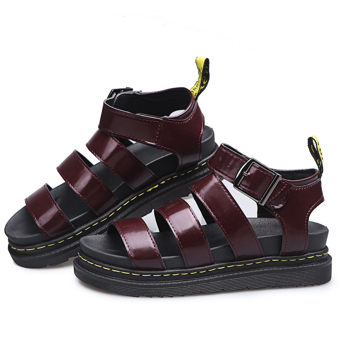 Herr Sandaler Läder Ergonomisk Design Hållbar Komfort 4