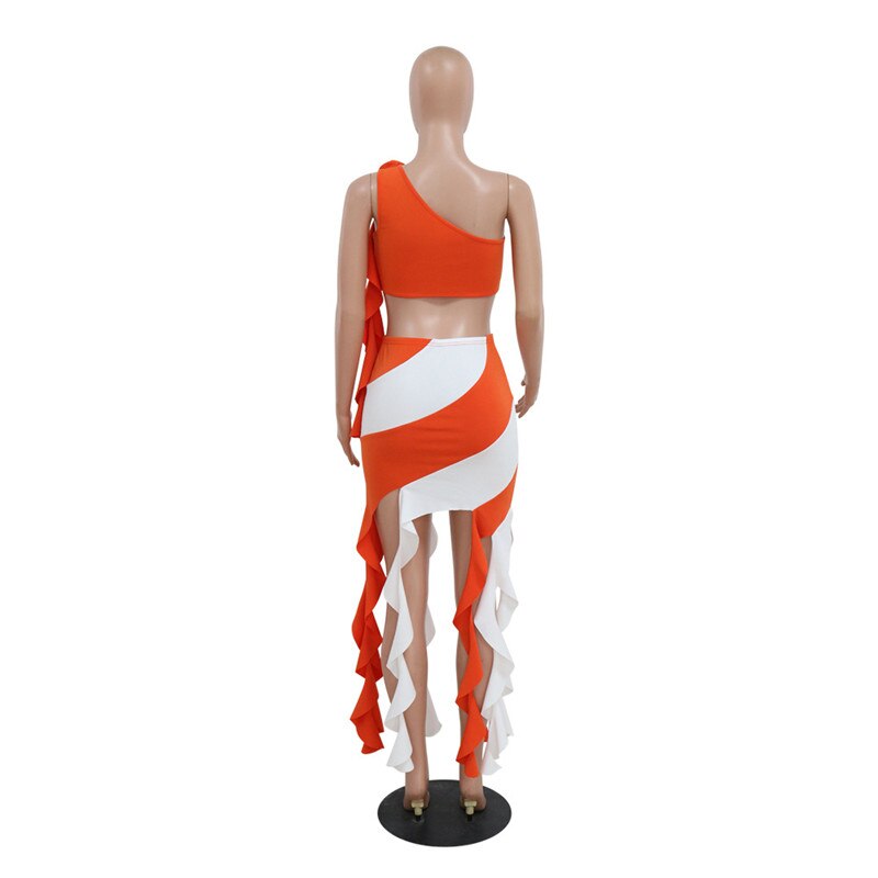 Kvinnors Mini Kjol Rynkad Elastisk Midja Spandex Polyester 6