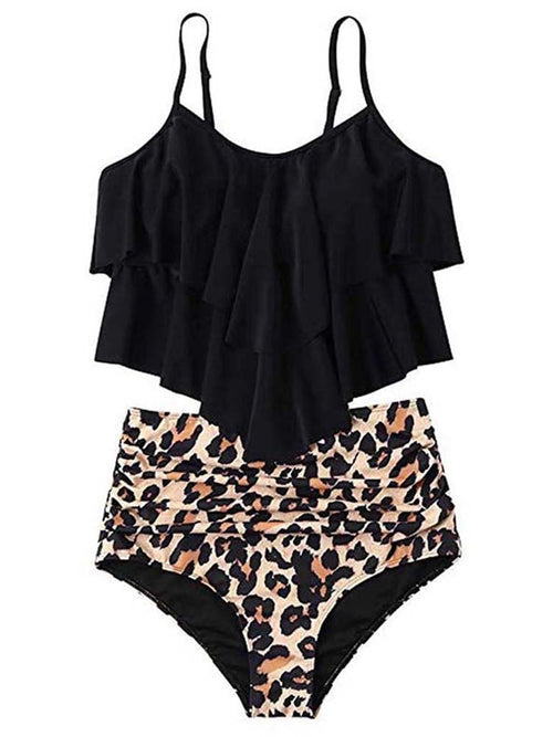 Dam Hög Midja Bikini Vattenavvisande Material 1