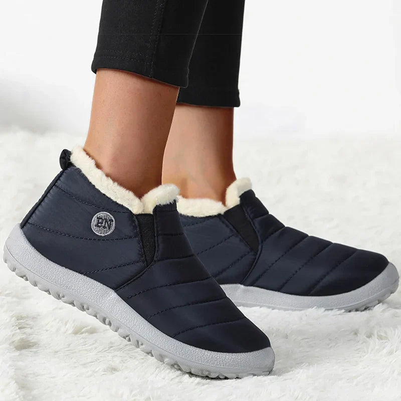 Fodrade Vinterstövlar Dam Syntetisk Päls Robust Sula-3