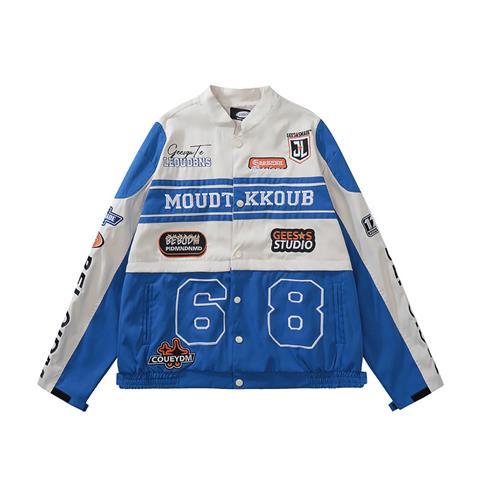 Herrjacka Basebolljacka Trendig Polyester-2