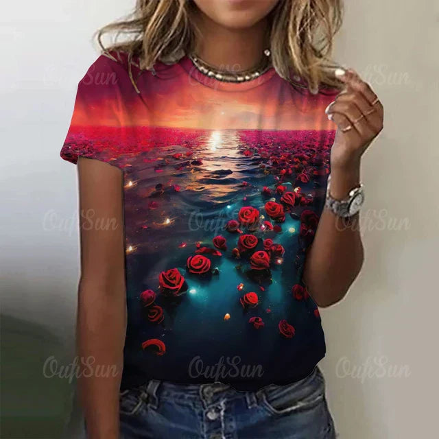 Variant image for Kort Klänning Dam Fräsch Design 100% Bomull-24