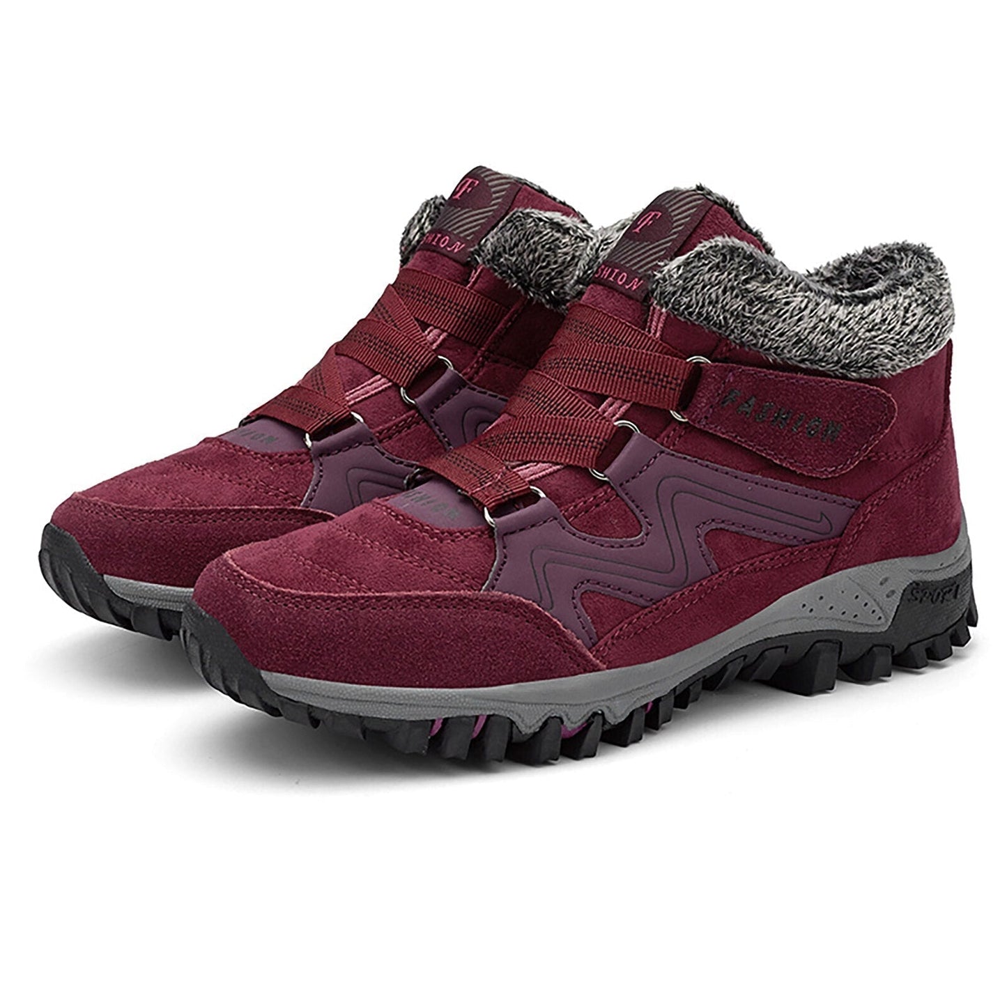 Herr Vinter Sneakers Vattenavvisande Veganmocka Med Mysigt Foder-5