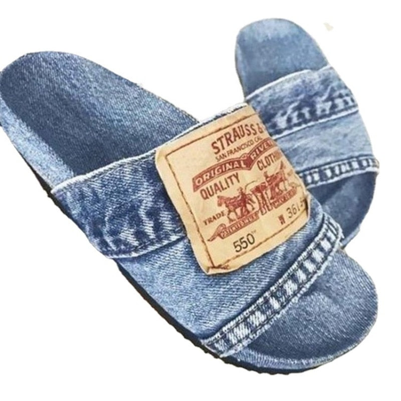 Variant image for Dam Sandaler Elegant Bomull Flat Sula-3
