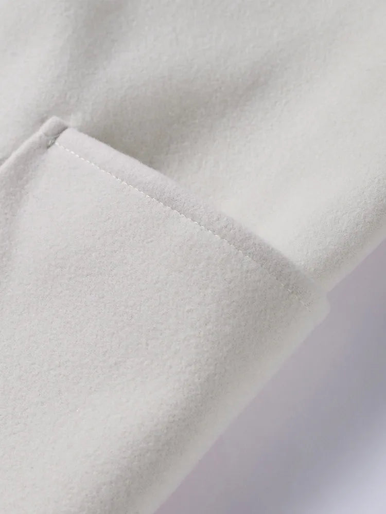 Kvinnors Asymmetrisk Kappa i Högkvalitativ Ull – Modern Design, Svart, För Kalla Dagar, Finns i Storlekar S-L 6