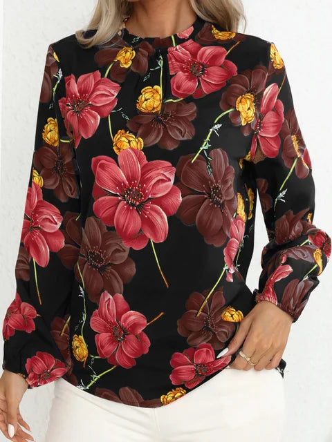 Kvinnors Skjorta Lätt Bomull Elegant Design 2