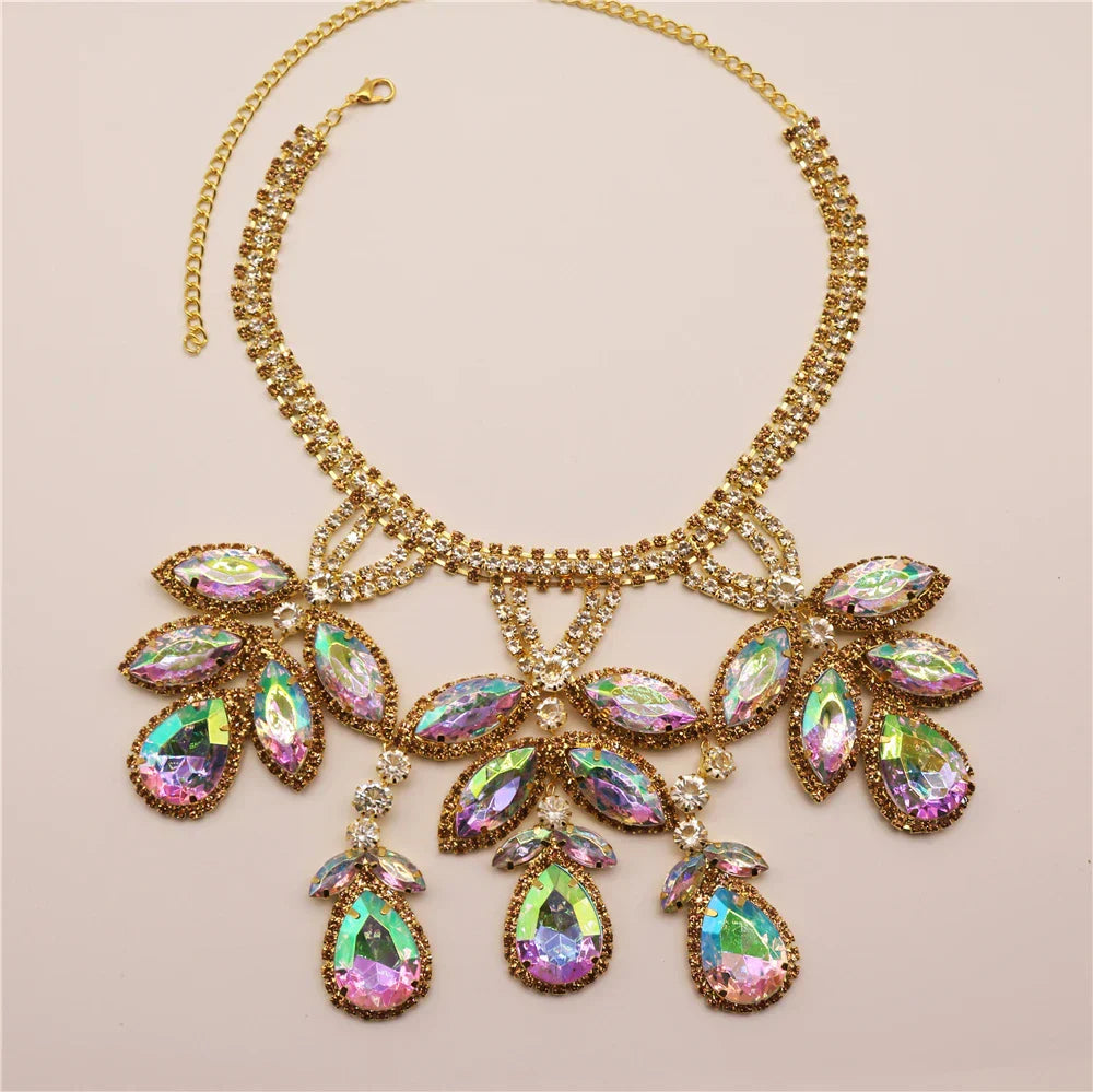 Dam Halsband Geometrisk Design Koppar Zirkonium-5