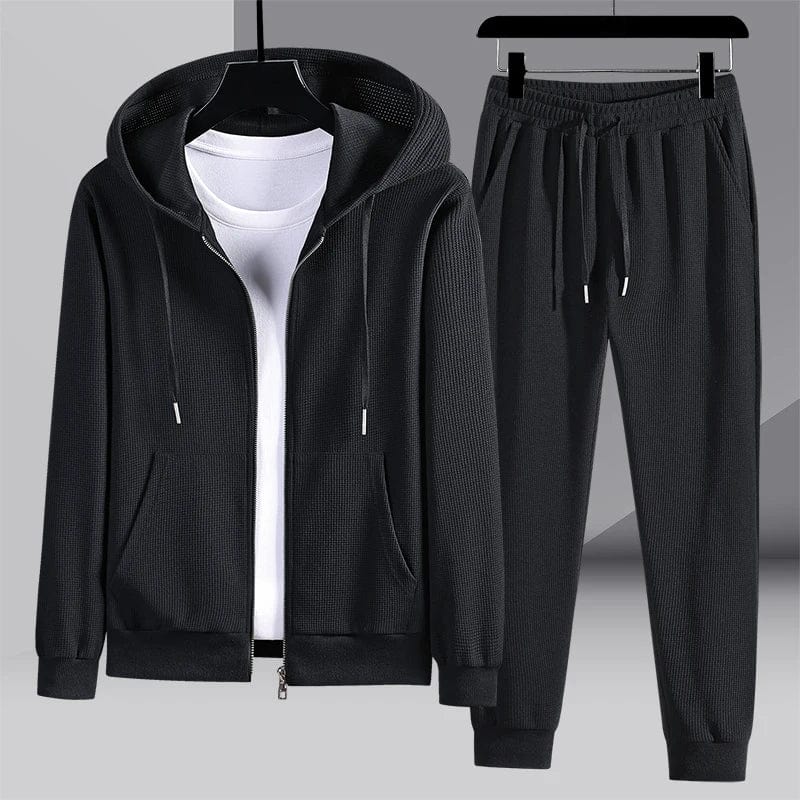 Kvinnor Loungewear Set Avslappnad Våffelstickad Design Mjuk Blandningstyg-1