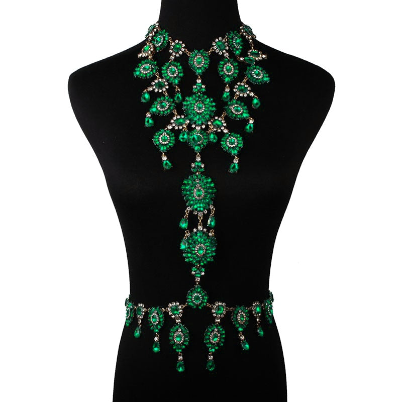 Variant image for Kvinnors Kroppskedja Modern Design Zinklegation med Strass-4
