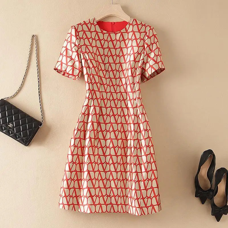 Variant image for Dam Miniklänning A-linje Polyester Twist Design-6