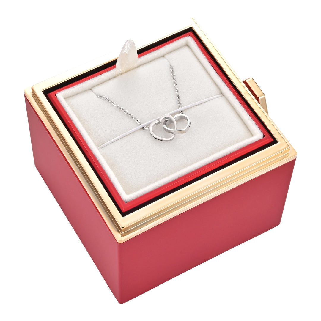Variant image for Rosbox med Dold Halsband 18 Karat Guldpläterat Stål-3