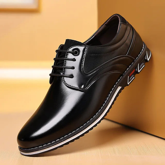 Herrskor Läder Aktiv Komfort Elegant Stödjande 3