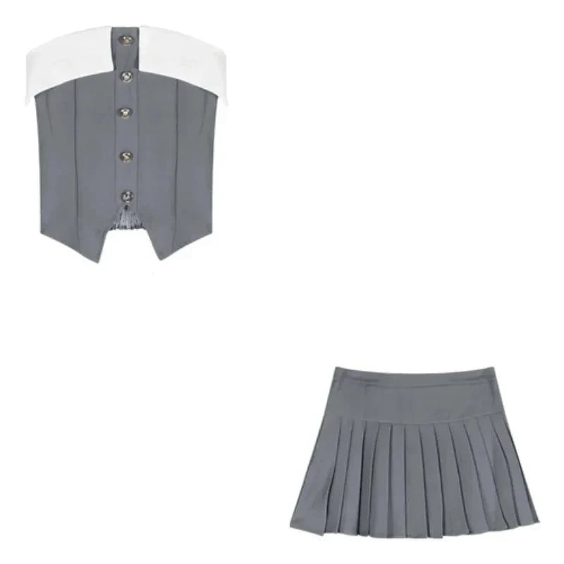 Variant image for Dam A-Line Kjolset Elegant Polyester-5