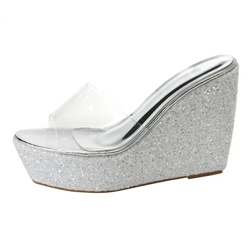 Variant image for Dam Kilsandaler Plattform PU Öppen Tå 3-5 cm-8