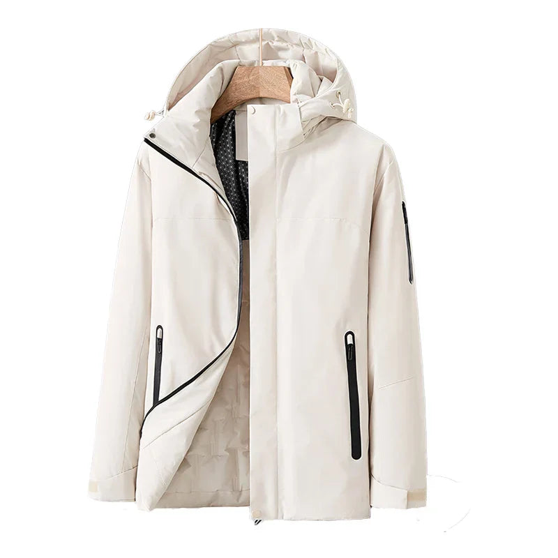 Variant image for Herr Fleecejacka Vindtät och Vattentät Fleece för Utomhusaktiviteter-25