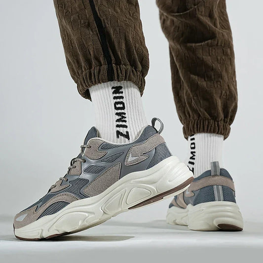 Herr Sneakers Sportiga Tjock Sula Textil Syntet-1