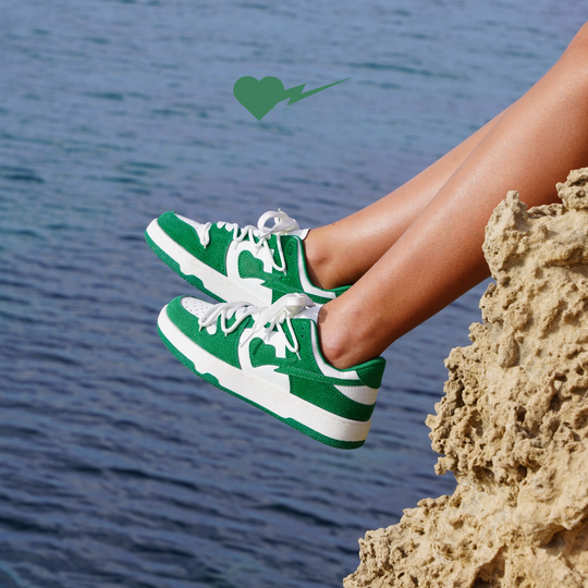 Dam Sneakers Trendig Design Andningsbart Material Vadderad Inre Sula 3