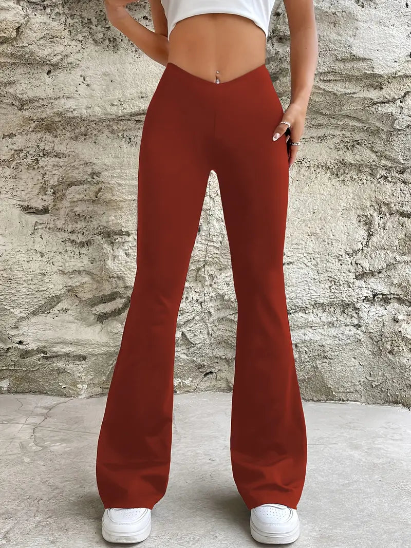 Variant image for Dam Kostymbyxor Hög Midja Brett Ben Polyester-19