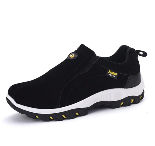 Ortopediska Vandringsskor för Herrar â LĂ€tta och Ventilerande Gummiskor, Slip-On Design, Stöd för Fotens Naturliga Rörelse 1