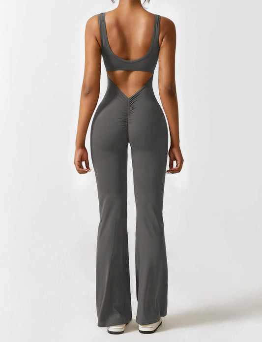 Dam Jumpsuit Sportig Design Högkvalitativ Smal Passform-1