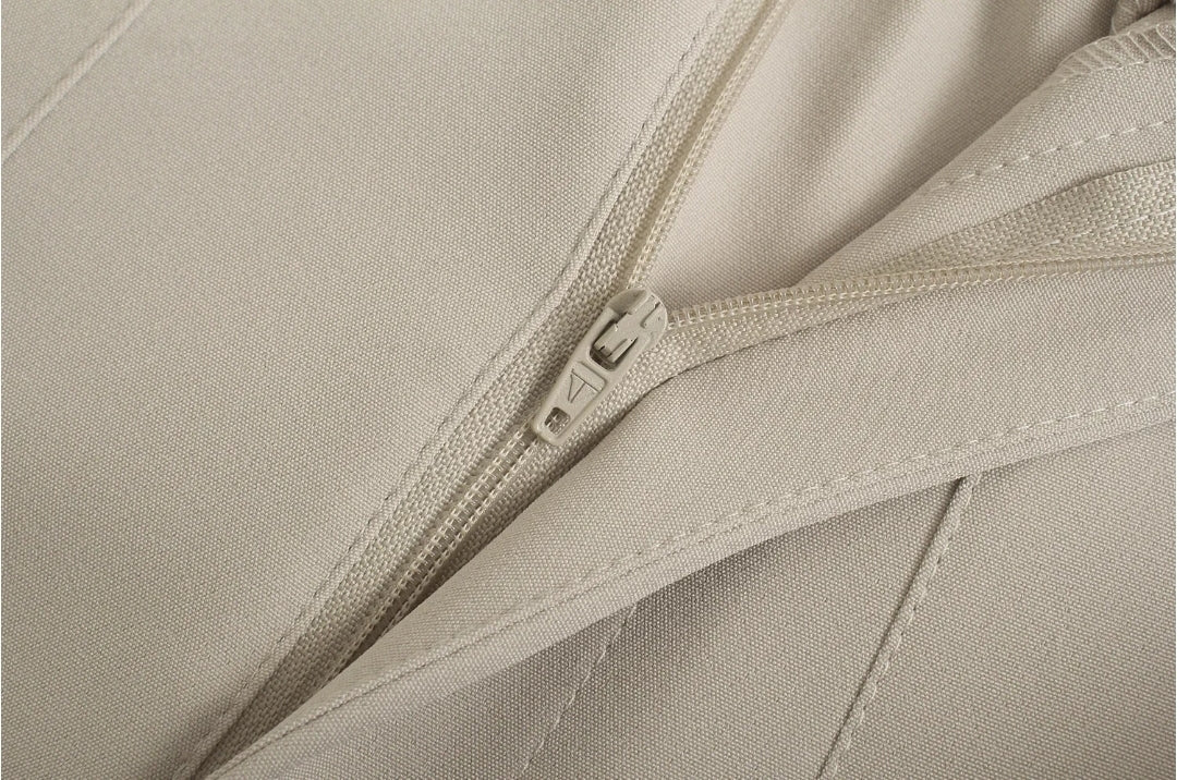 Dam Hög Midja Byxor Avslappnad Stil Stretchmaterial-6