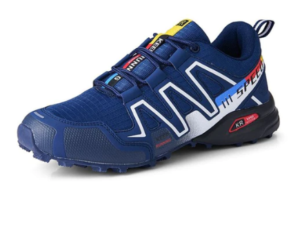 Herrskor Ortopediska Sneakers Stödjande Nät och Läder-4