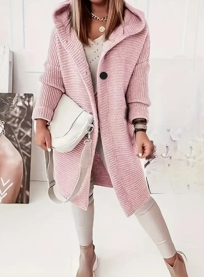 Variant image for Dam Cardigan Huva Mjuk Material Lätt och Luftig-1