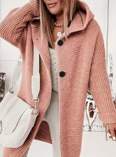 Dam Vinterjacka Elegant Polyester Lång Modell 11