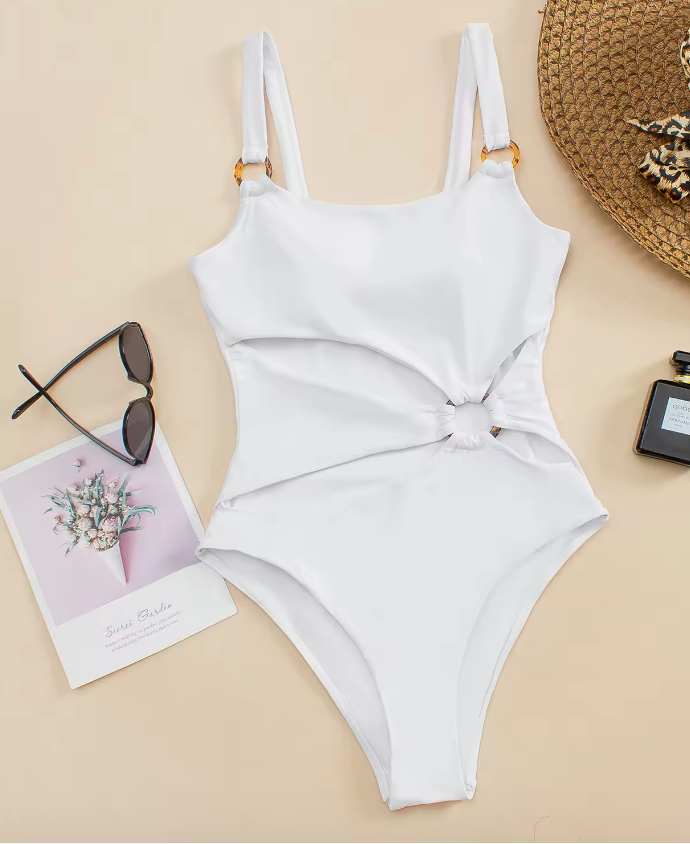 Dam Blus Fyrkantig Halsringning Blommig Polyester-3