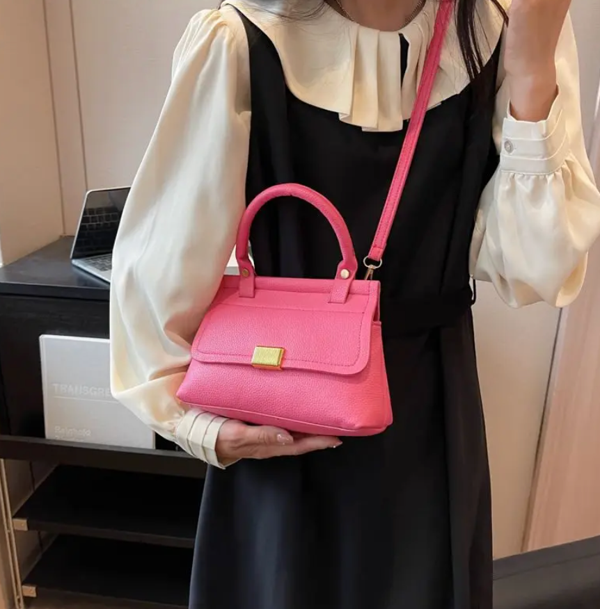 Handväska Dam Elegant Syntetisk Rymlig Design-3