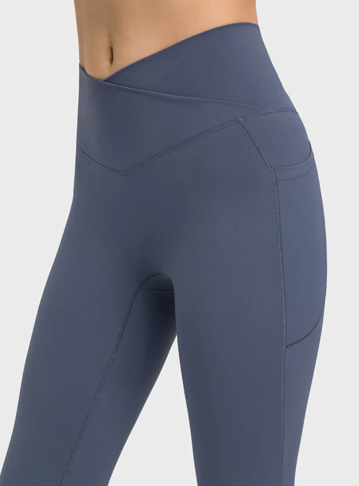 Dam Sportleggings Hög Midja Fuktavvisande Polyester 3