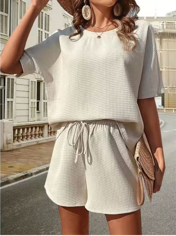 Variant image for Dam Casual Shorts Set Bekväm Andningsbar Design-11