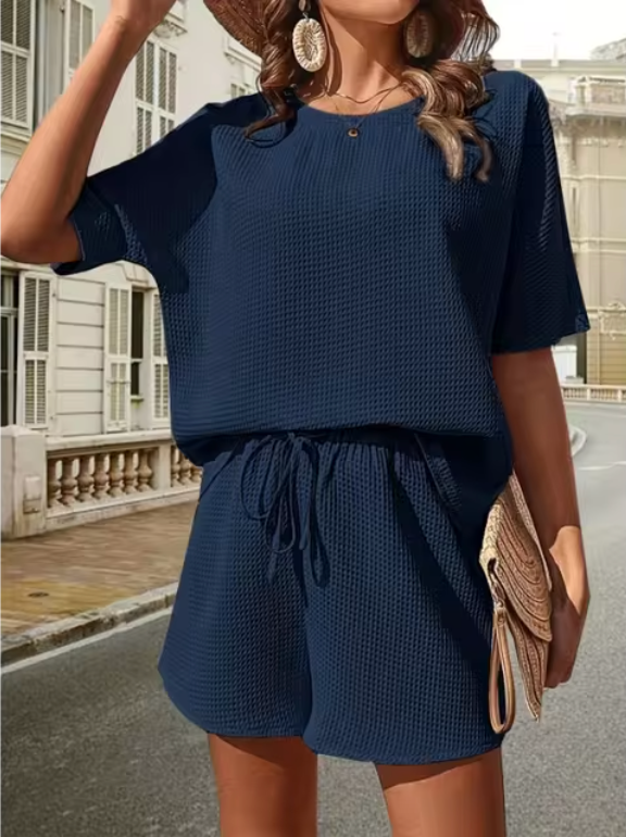 Variant image for Dam Casual Shorts Set Bekväm Andningsbar Design-31