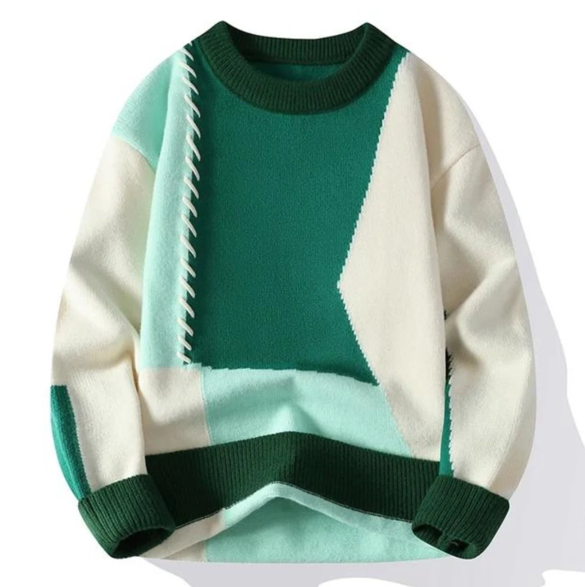 Variant image for Herrpullover Avslappnad Design Isolerande Material-6