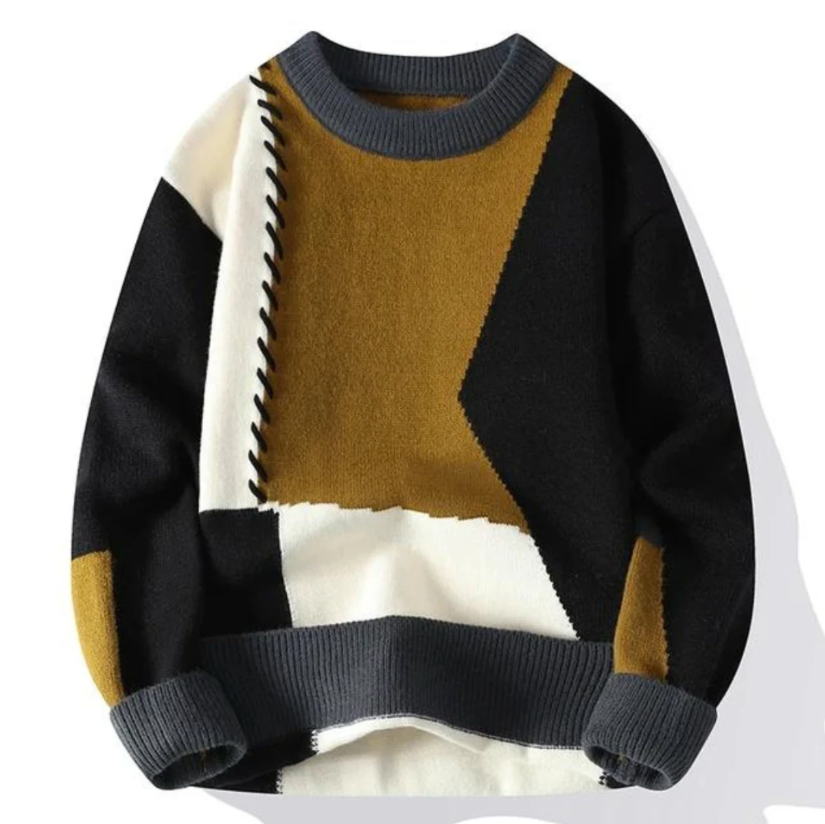 Variant image for Herrpullover Avslappnad Design Isolerande Material-16