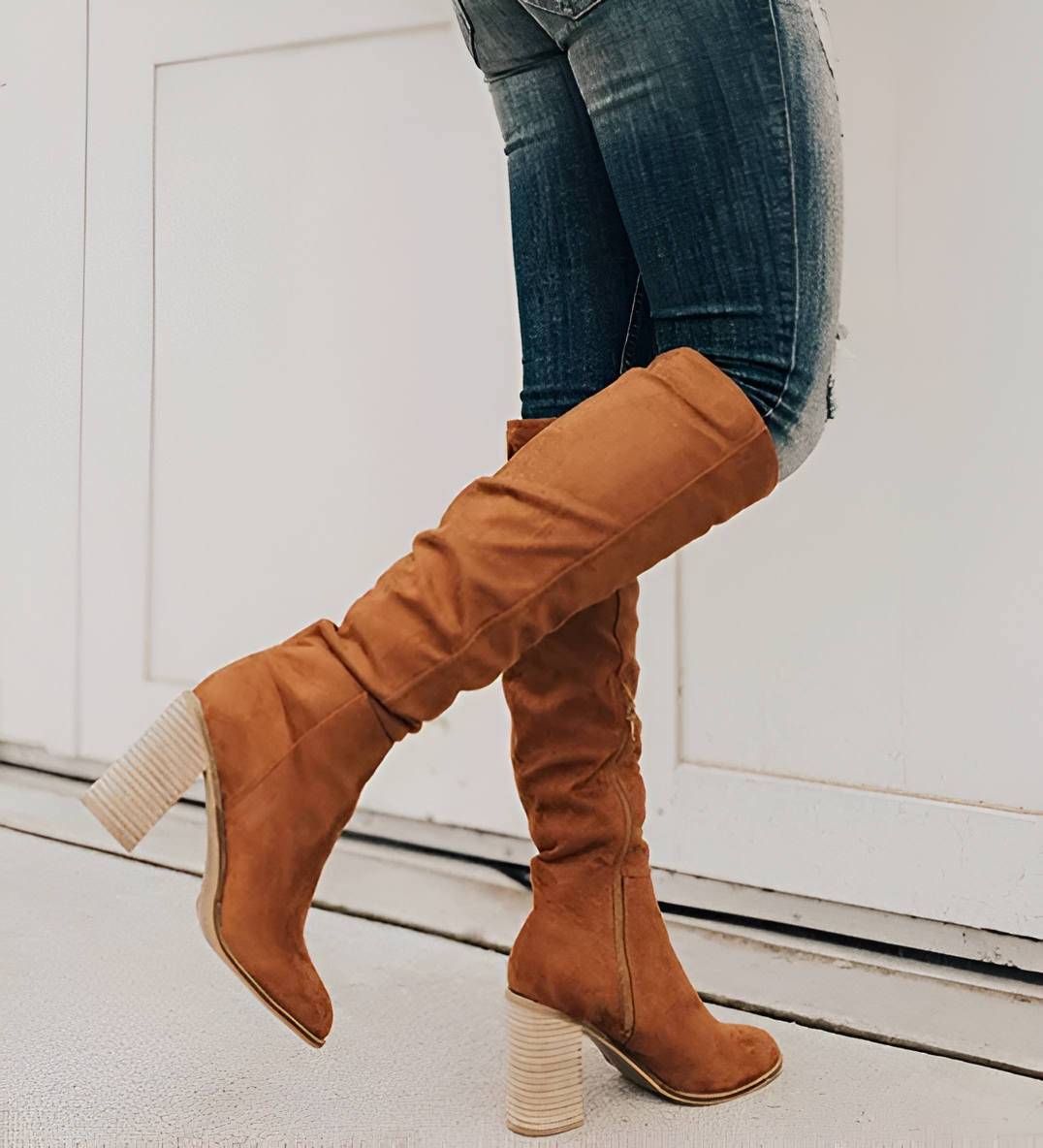 Fodrade Vinterstövlar Dam Bekväma Hållbara Material-3