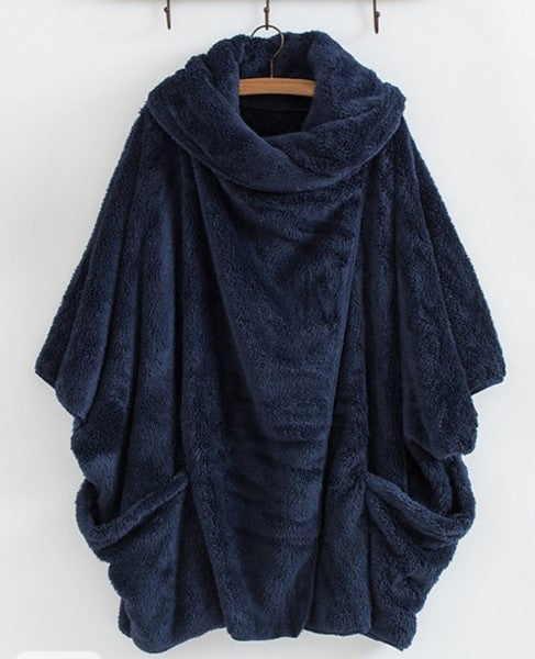 Dam Lång Vinterjacka Elegant Polyester med Flera Fickor 9