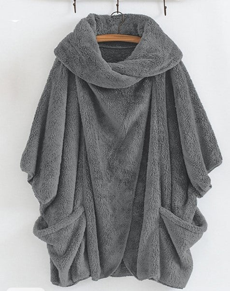 Dam Lång Vinterjacka Elegant Polyester med Flera Fickor 6
